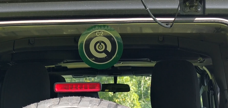 C2 target on a vehicle
